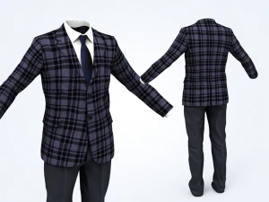 business suit man 3D Model