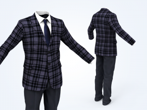 business suit man Modèle 3D