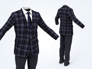 business suit man 3D Model