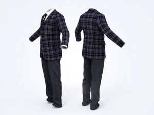 business suit man 3D Model
