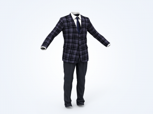 business suit man Modèle 3D