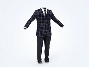 business suit man 3D Model