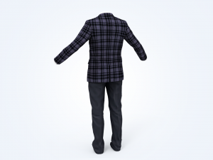 business suit man Modèle 3D
