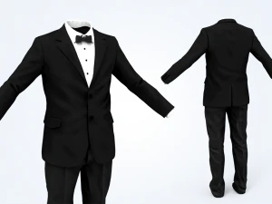 business suit man 3D Model