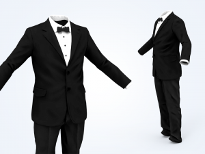 business suit man 3D 모델
