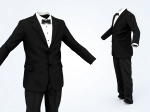 business suit man 3D Model