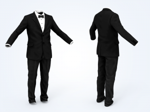 business suit man 3D 모델