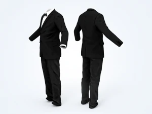 business suit man 3D Model