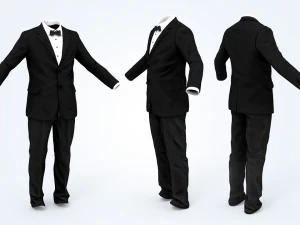 business suit man 3D Model