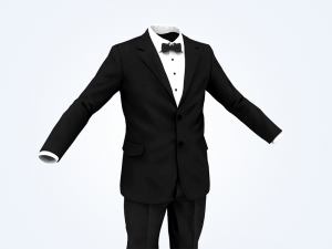 business suit man 3D 모델