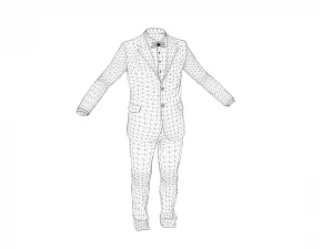 business suit man 3D Model