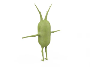 pl&acirc;ncton Modelo 3D