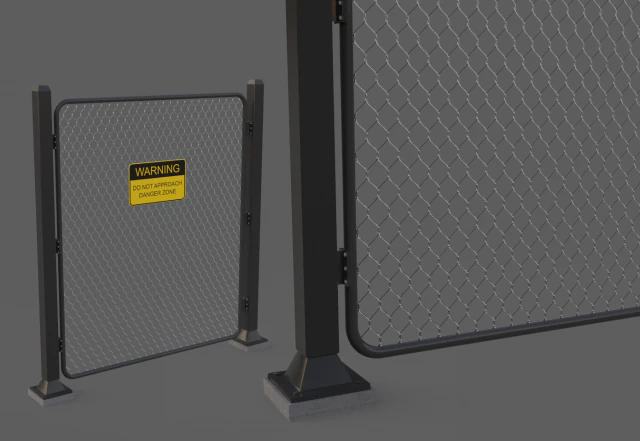recinzione Modello 3D .c4d .max .obj .3ds .fbx .stl .blend 