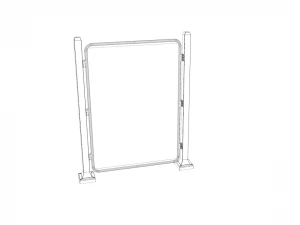 recinzione Modello 3D