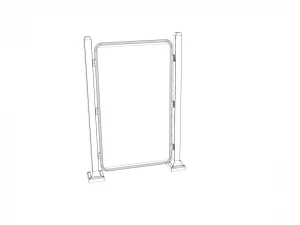 recinzione Modello 3D