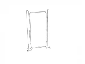 recinzione Modello 3D