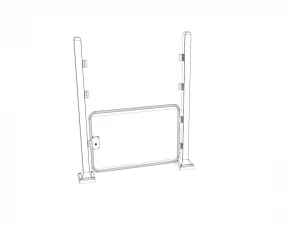 recinzione Modello 3D