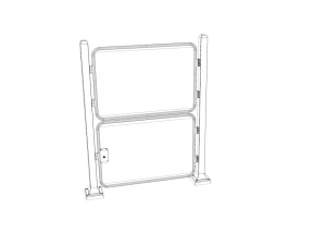 recinzione Modello 3D