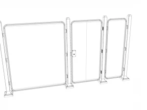 recinzione Modello 3D