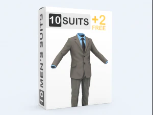 vestito da uomo Modello 3D