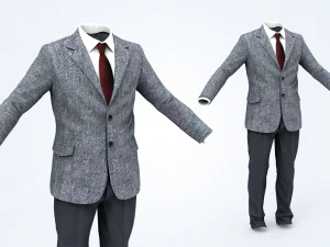 suit man 3D Model