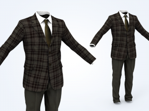suit man 3D Model