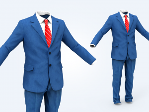 suit man 3D Model