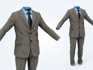suit man 3D Model