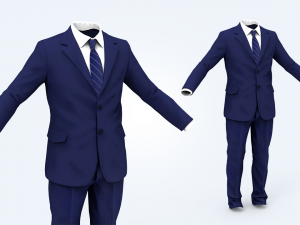 suit man 3D Model