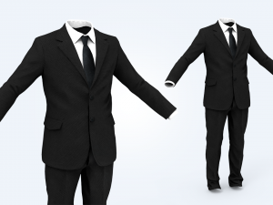 suit man 3D Model