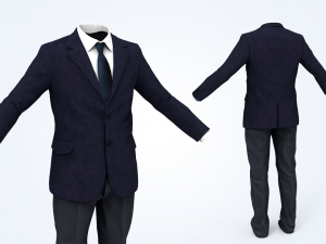 suit man 3D Model