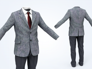 suit man 3D Model