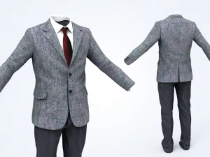 suit man 3D Model