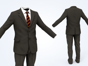 suit man 3D Model
