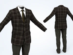 suit man 3D Model