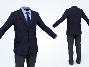 suit man 3D Model