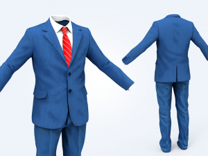 suit man 3D Model