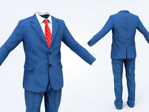 suit man 3D Model
