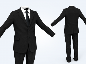 suit man 3D Model