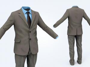 suit man 3D Model