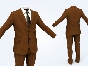suit man 3D Model