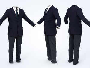 suit man 3D Model