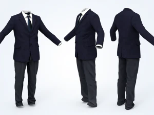 suit man 3D Model