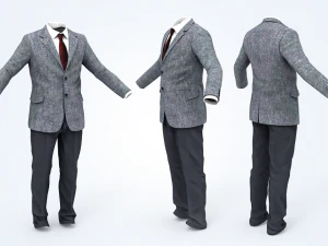 suit man 3D Model