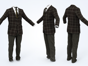 suit man 3D Model