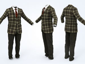 suit man 3D Model