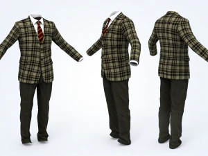 suit man 3D Model