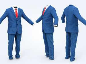 suit man 3D Model