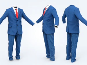 suit man 3D Model