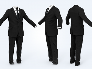 suit man 3D Model